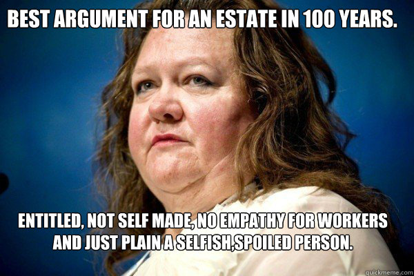 best argument for an estate in 100 years entitled not sel - Spiteful Billionaire