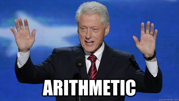 arithmetic - Bill Clinton DNC 2012