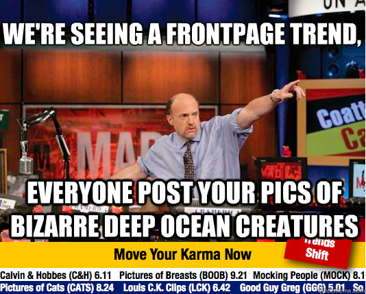 were seeing a frontpage trend everyone post your pics of - Mad Karma with Jim Cramer