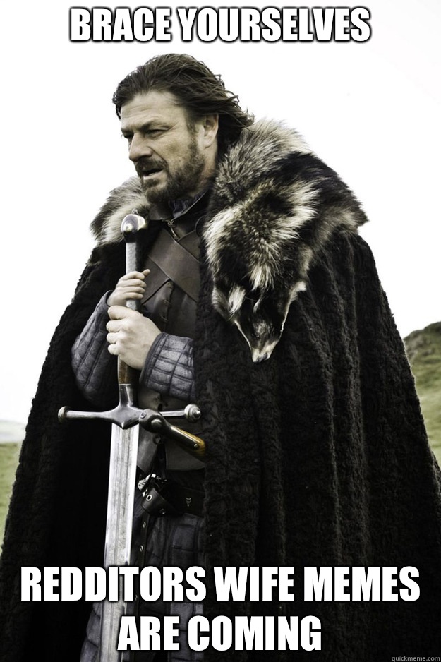 BRACE YOURSELVES Redditors wife memes are coming - Brace Yourselves Fathers Day