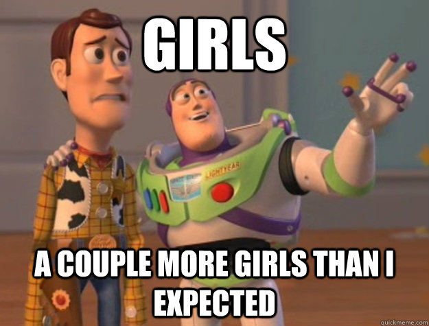 girls a couple more girls than i expected - Buzz Lightyear