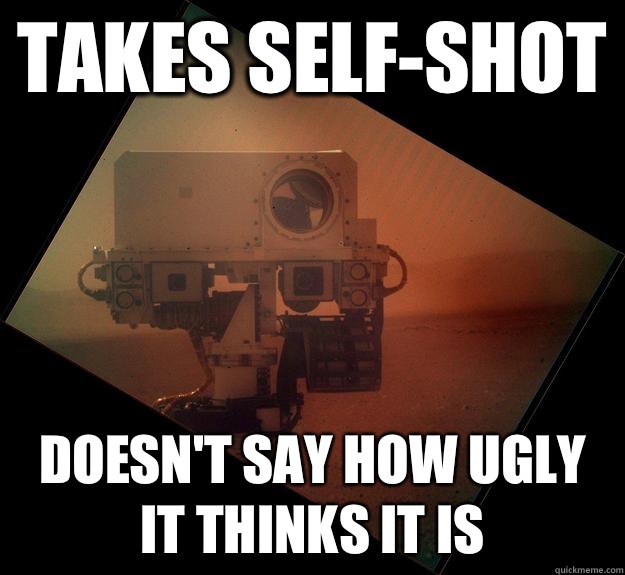 Takes selfshot doesnt use instagram - Good Guy Curiosty