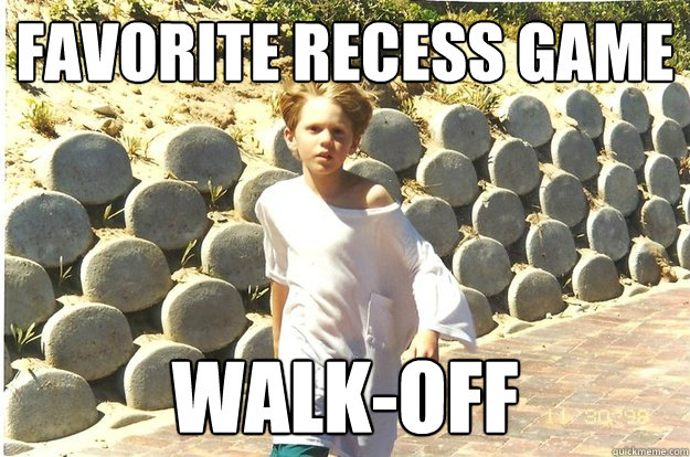 favorite recess game walkoff -