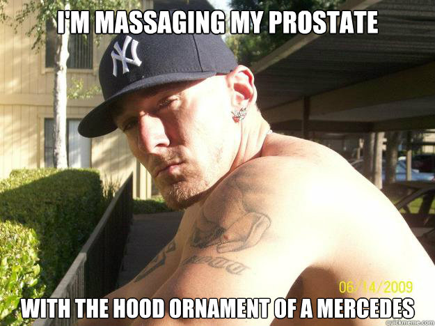 im massaging my prostate with the hood ornament of a merced - Chad Elliott