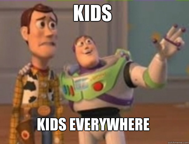 kids kids everywhere - buzz lightyear