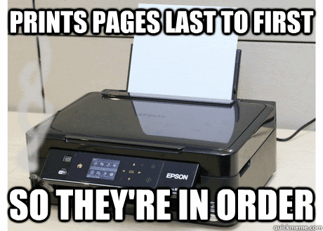 prints pages last to first so theyre in order -