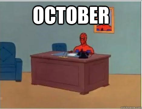 october - Spiderman Desk