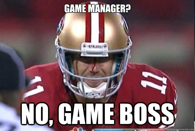 game manager no game boss -