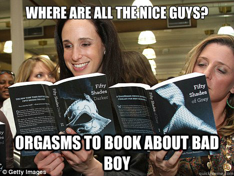 where are all the nice guys orgasms to book about bad boy - Perverted White Woman