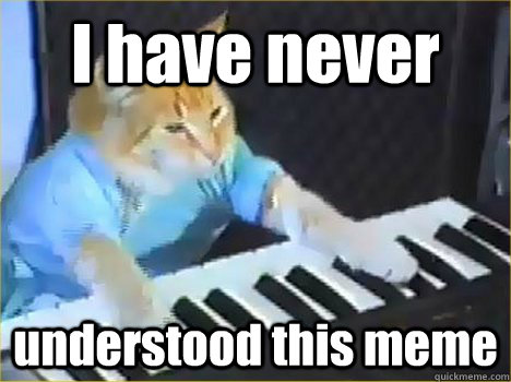 i have never understood this meme - Keyboard Cat