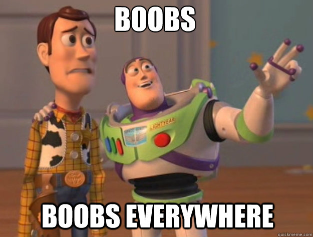 boobs boobs everywhere - Toy Story