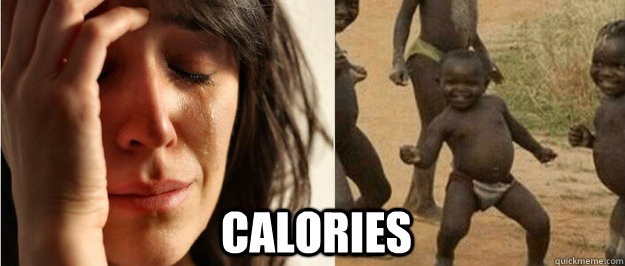 calories - First world problem third world success