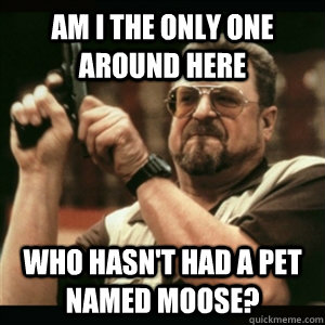 am i the only one around here who hasnt had a pet named moo - Am I The Only One Round Here