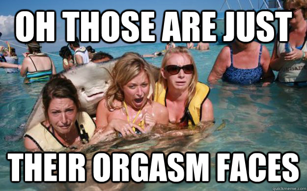 oh those are just their orgasm faces - Extremely Photogenic Stingray