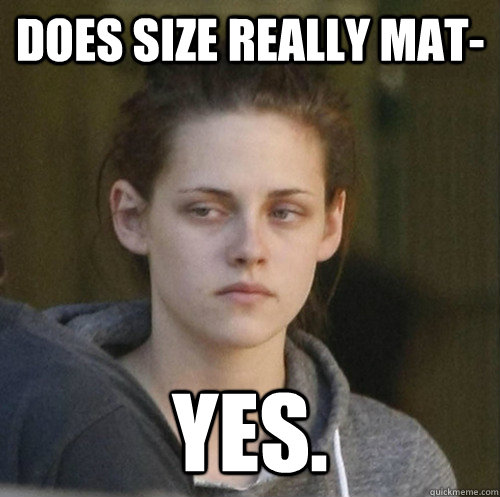 does size really mat yes - Underly Attached Girlfriend