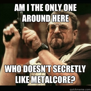 am i the only one around here who doesnt secretly like meta - AM I THE ONLY ONE AROUND HERE