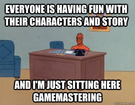 everyone is having fun with their characters and story and i - Masturbating Spiderman