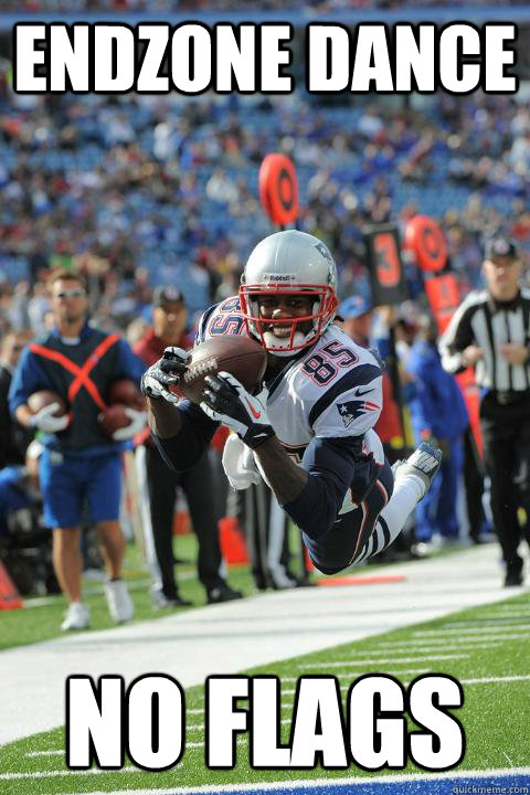 endzone dance no flags - Ridiculously Photogenic Receiver
