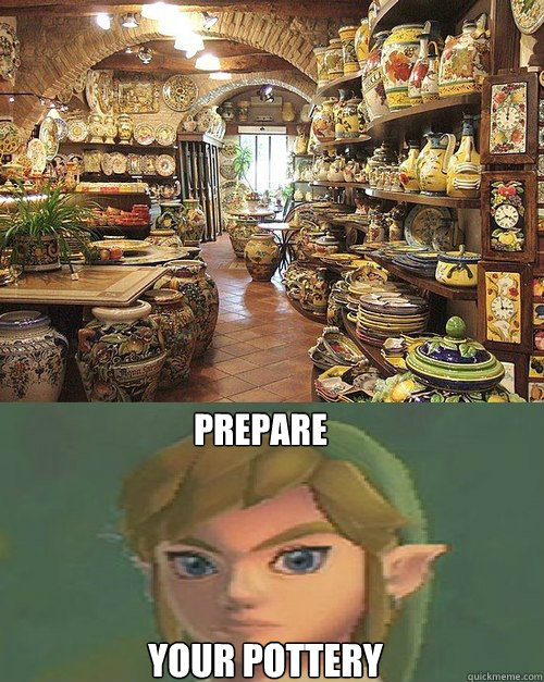 prepare your pottery -