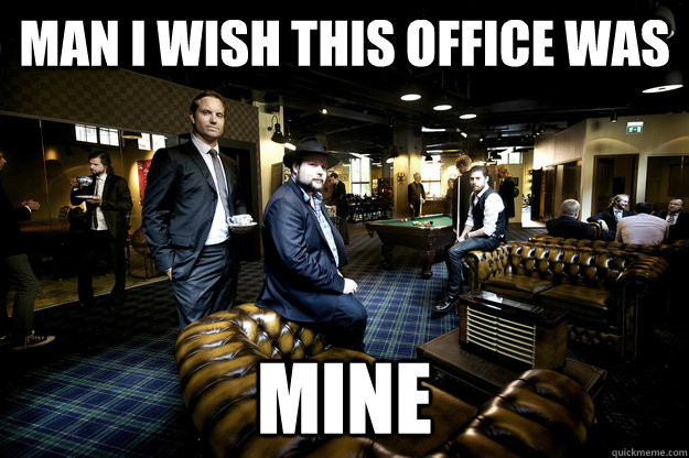 man i wish this office was mine - Mojangs office