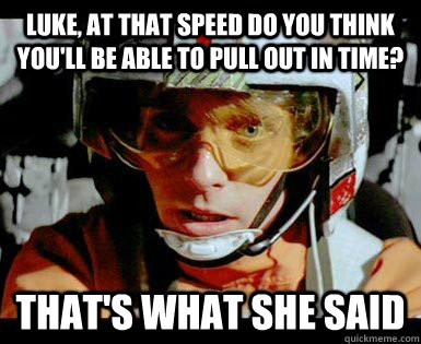 luke at that speed do you think youll be able to pull out - Luke Punch