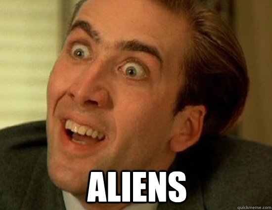 aliens - Nick Cage SWAG