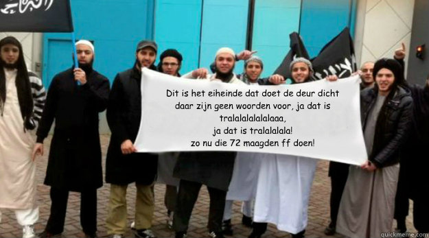 dit is het eiheinde dat doet de deur dicht daar zijn geen wo - Sharia4captioncontests