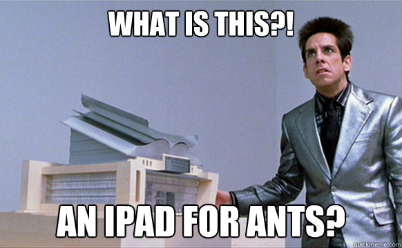 what is this an ipad for ants caption 3 goes here - A center for ants