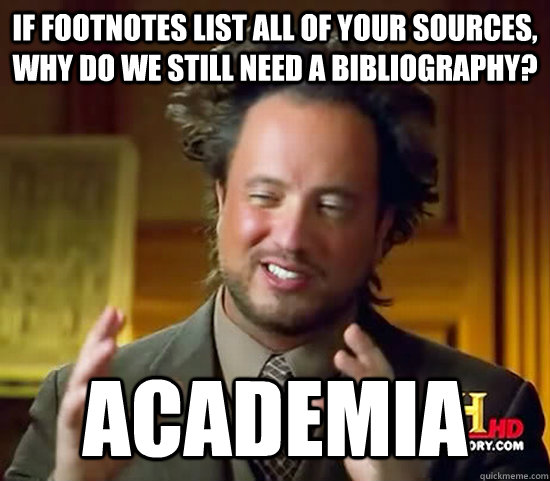 if footnotes list all of your sources why do we still need - Ancient Aliens