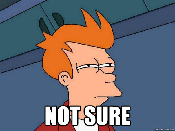 not sure - Futurama Fry