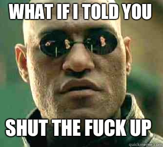 what if i told you only 1 out of 6 internet users are native - Matrix Morpheus