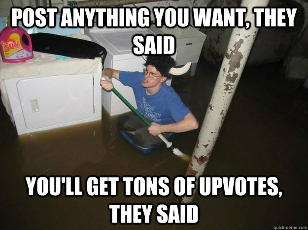 post anything you want they said youll get tons of upvotes - Laundry Room Viking