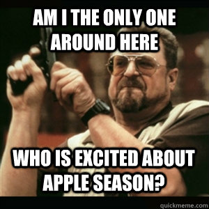 am i the only one around here who is excited about apple sea - AM I THE ONLY ONE AROUND HERE