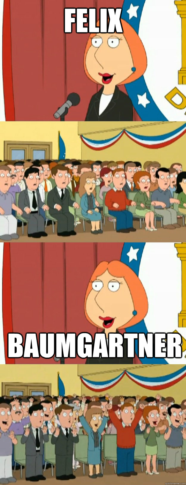 felix baumgartner - Lois Griffin