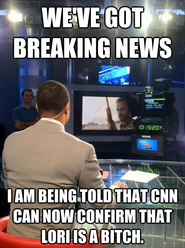 weve got breaking news i am being told that cnn can now con -
