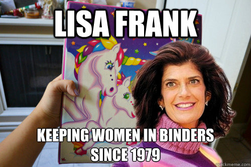 lisa frank keeping women in binders since 1979 - lisa frank binders