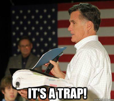 its a trap - Mittens Trap