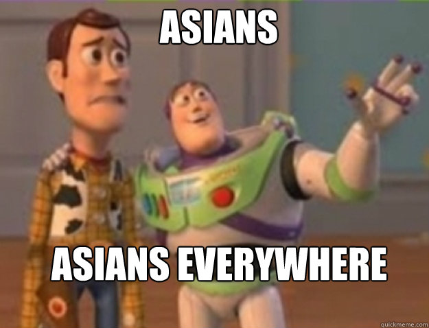 asians asians everywhere - Buzz lightyear
