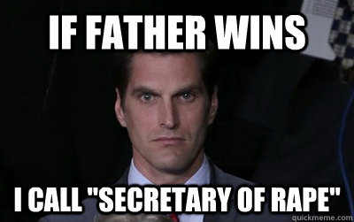 if father wins i call secretary of rape - Menacing Josh Romney