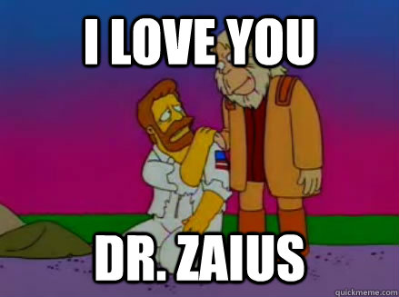 i love you dr zaius - Most Underrated Simpsons Quote