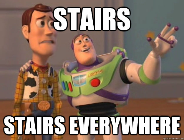 stairs stairs everywhere - Buzz Lightyear