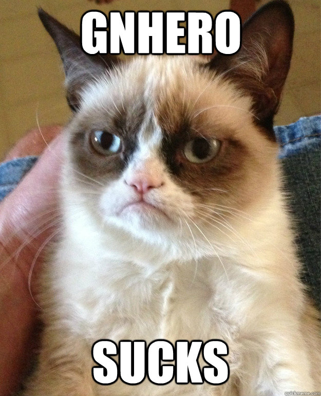 gnhero sucks - Grumpy Cat
