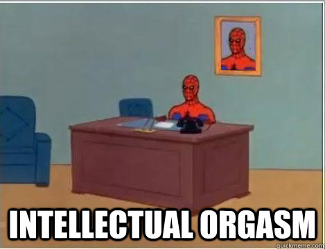 intellectual orgasm - Spiderman Desk