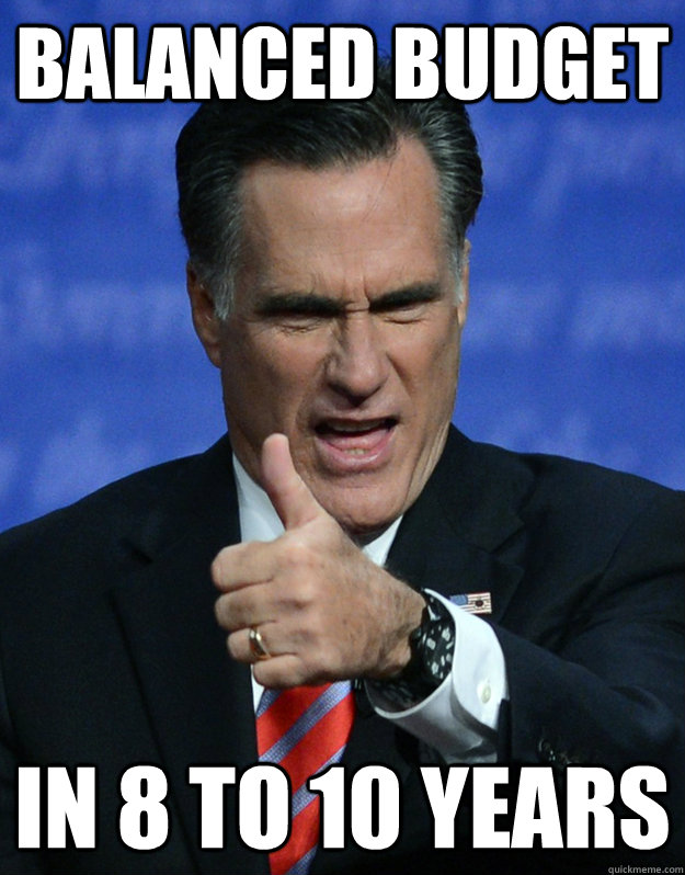 balanced budget in 8 to 10 years -