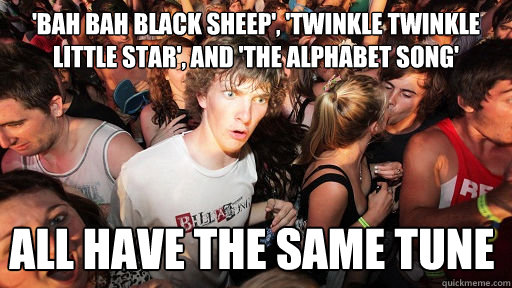 bah bah black sheep twinkle twinkle little star and t - Sudden Clarity Clarence