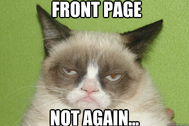 front page not again - GrumpyCat1
