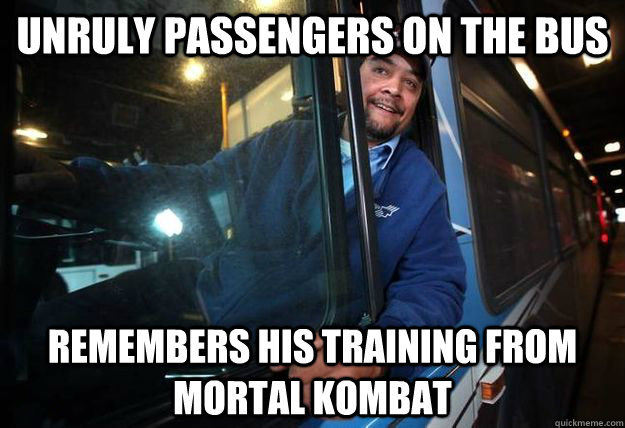 unruly passengers on the bus remembers his training from mor - Good Guy Bus Driver