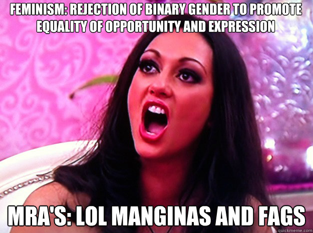 feminism rejection of binary gender to promote equality of - Feminist Nazi