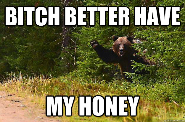 bitch better have my honey caption 3 goes here -