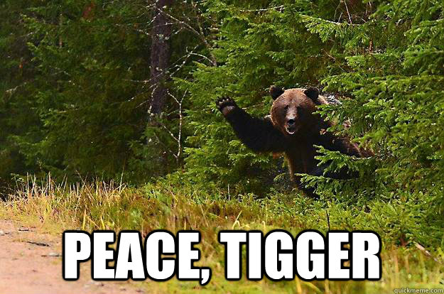 peace tigger -